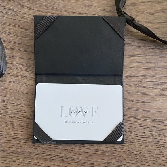 Kindred Heart Vera Wang Love Collection Diamond and Sapphire Heart Necklace - Picture 3 of 7